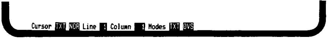 Layout Phase Status Line