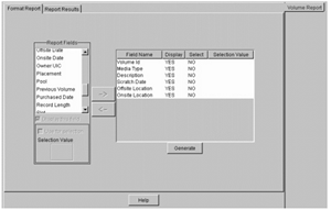 Report View Selection Criteria Example
