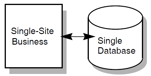 A Single-Site Business with a Single Database