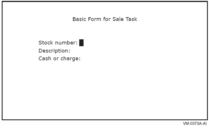 Simple Form for a Sales Task