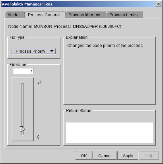 Process General Options