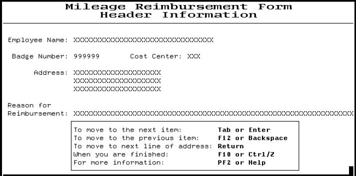 Appearance of HEADER_INFO_PANEL in CCPED