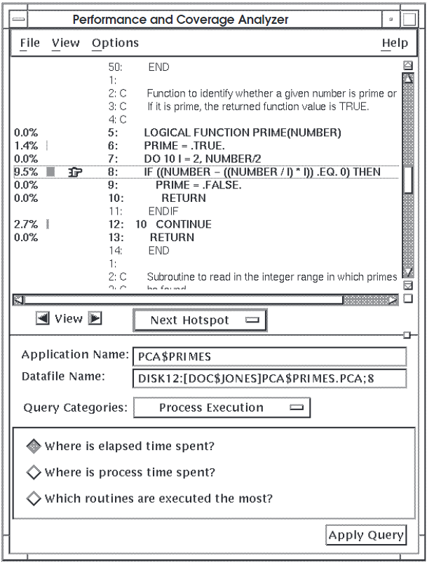 Sample Annotated Source Listing