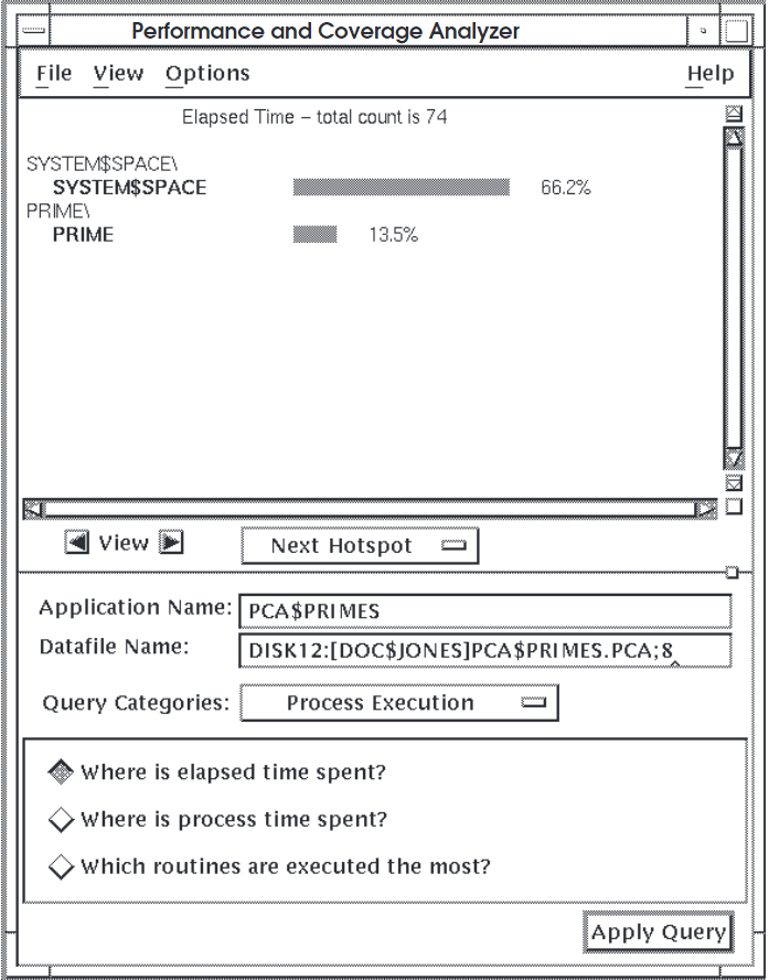 Sample 1 of Elapsed Time Histogram