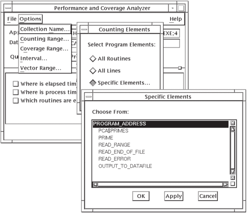 Selecting Execution Counts for a Specific Routine