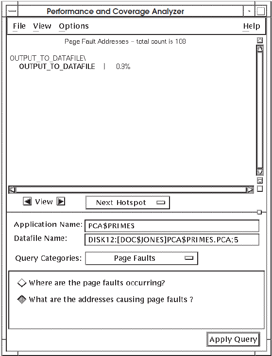 Addresses of Instructions Causing Page Faults