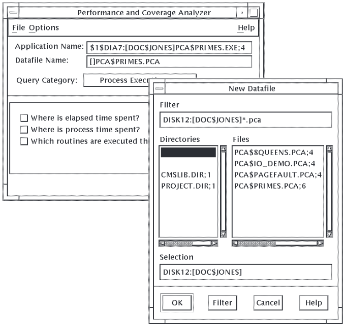 Opening a Data File