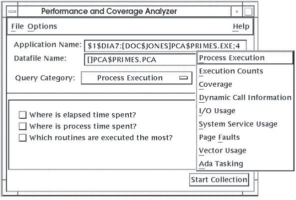 Collector Query Pane