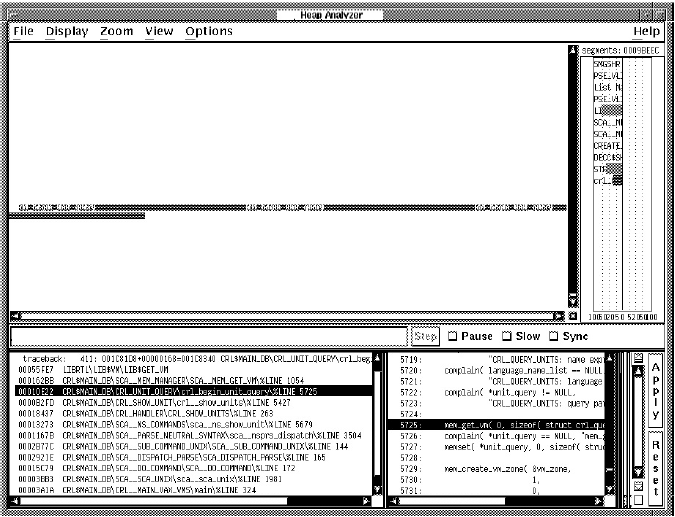 The Click on Traceback Entry Shows Associated Source Code