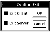 Confirm Exit Dialog