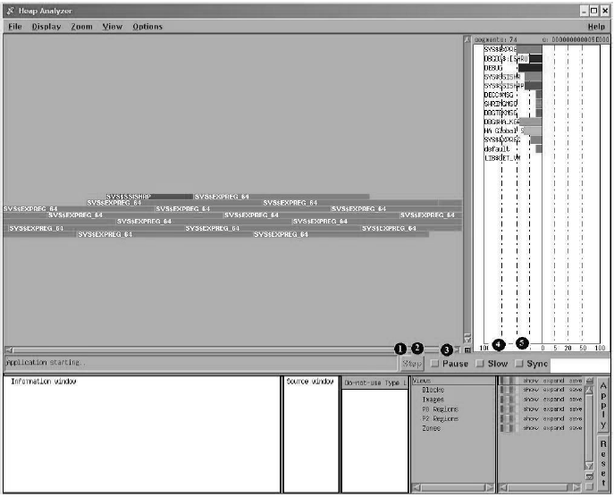 Heap Analyzer Control Panel