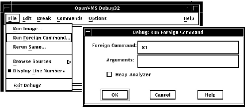 Running a Program by Specifying a Command Symbol