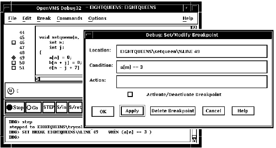 Setting a Conditional Breakpoint