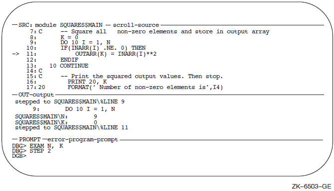 Default Screen Mode Display Configuration