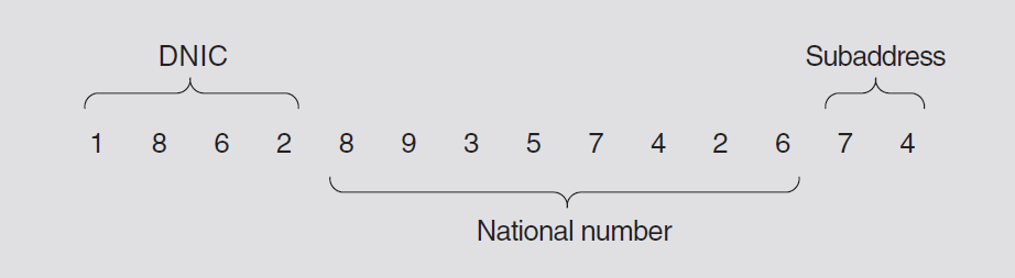 DTE Address Example