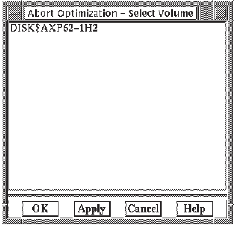 The Abort Dialog Box