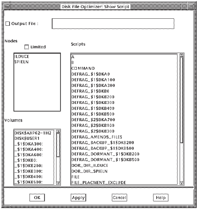 Show Script Dialog Box