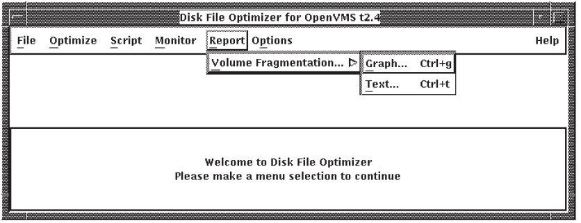 Report Menu