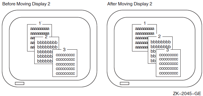 Moving a Virtual Display