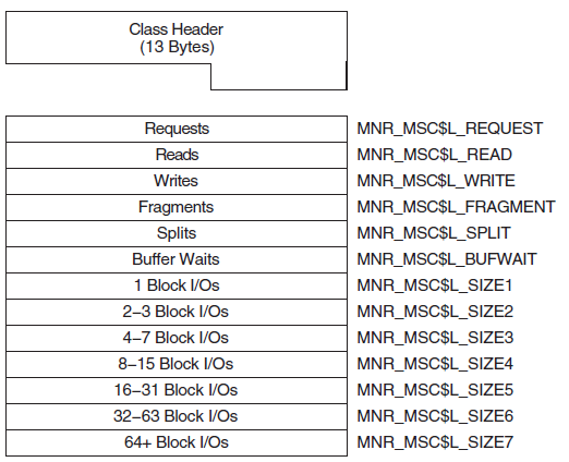 MSCP_SERVER Class Record Format