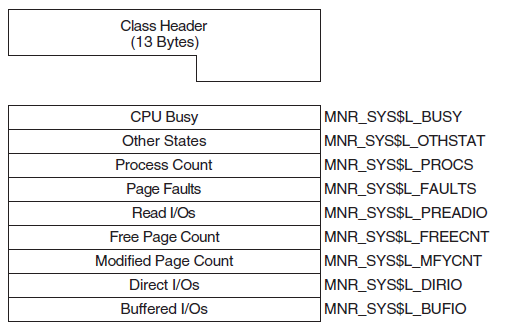 SYSTEM Class Record Format