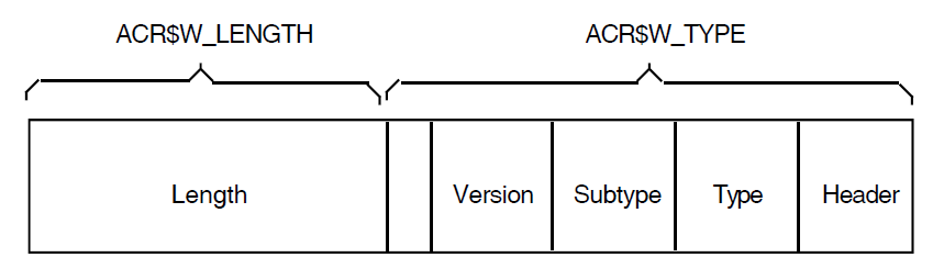 Format of the Information Packet Header